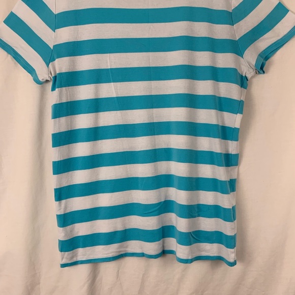 Blue and white tee - Picture 2 of 2